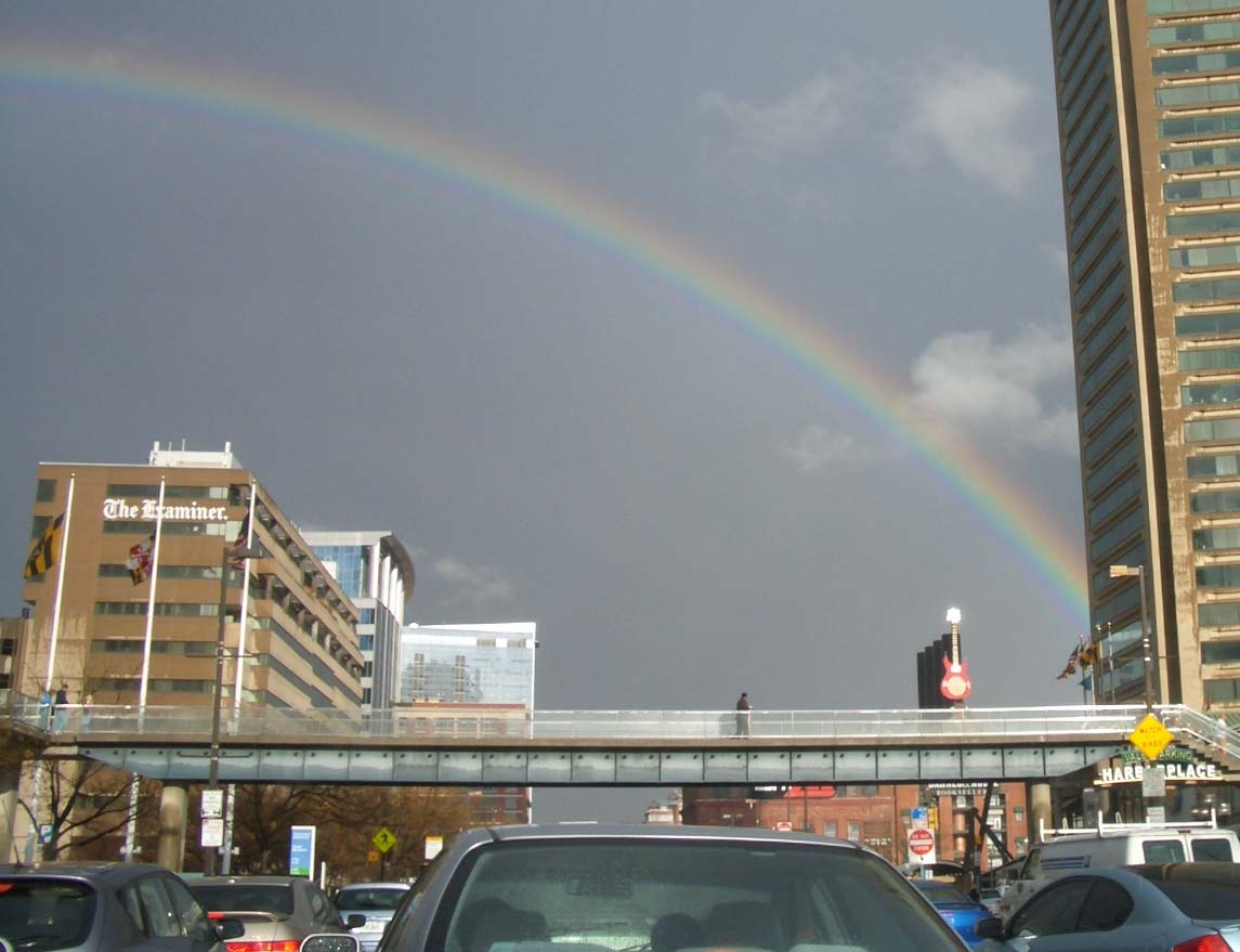 A reader emailed this photo with the message: God bless The Baltimore Examiner